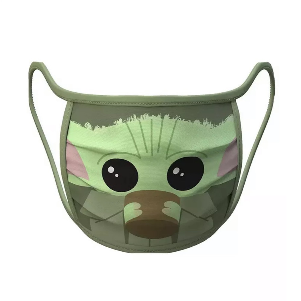 DISNEY PARKS STAR WARS BABY YODA FACE MASK SIZE L - Picture 3 of 4